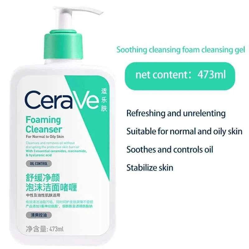 CeraVe Hydrating Cleanser - Moisturizing Facial Wash for Dry Skin ego shop 473ml