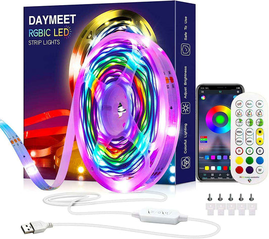 Led Lights for Bedroom, 33Ft Led Chasing Effect Dream