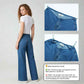 Pwest NYC Low-Rise Wide-Leg Jeans