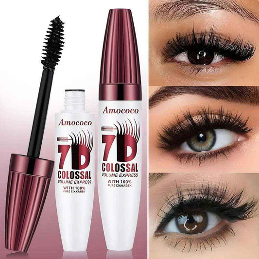 7D Waterproof Volume Mascara Long
