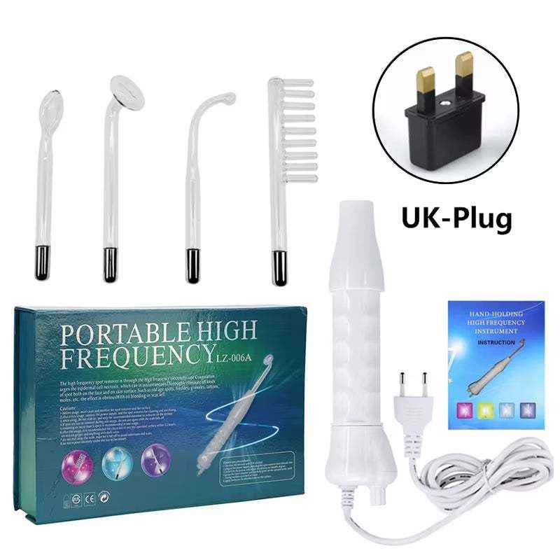 High Frequency Electrotherapy Neon Facial Skin