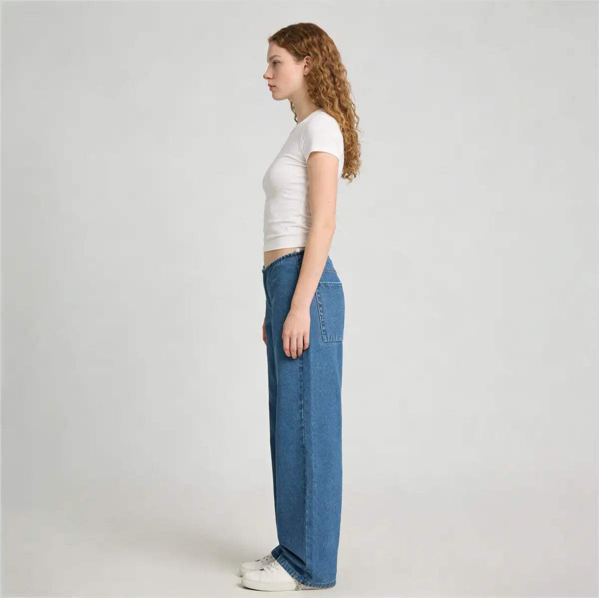 Step into bold street style with the Pwest NYC Low-Rise Wide-Leg Jeans, designed for fashion lovers who embrace the iconic Y2K aesthetic. Featuring a low-rise waist 