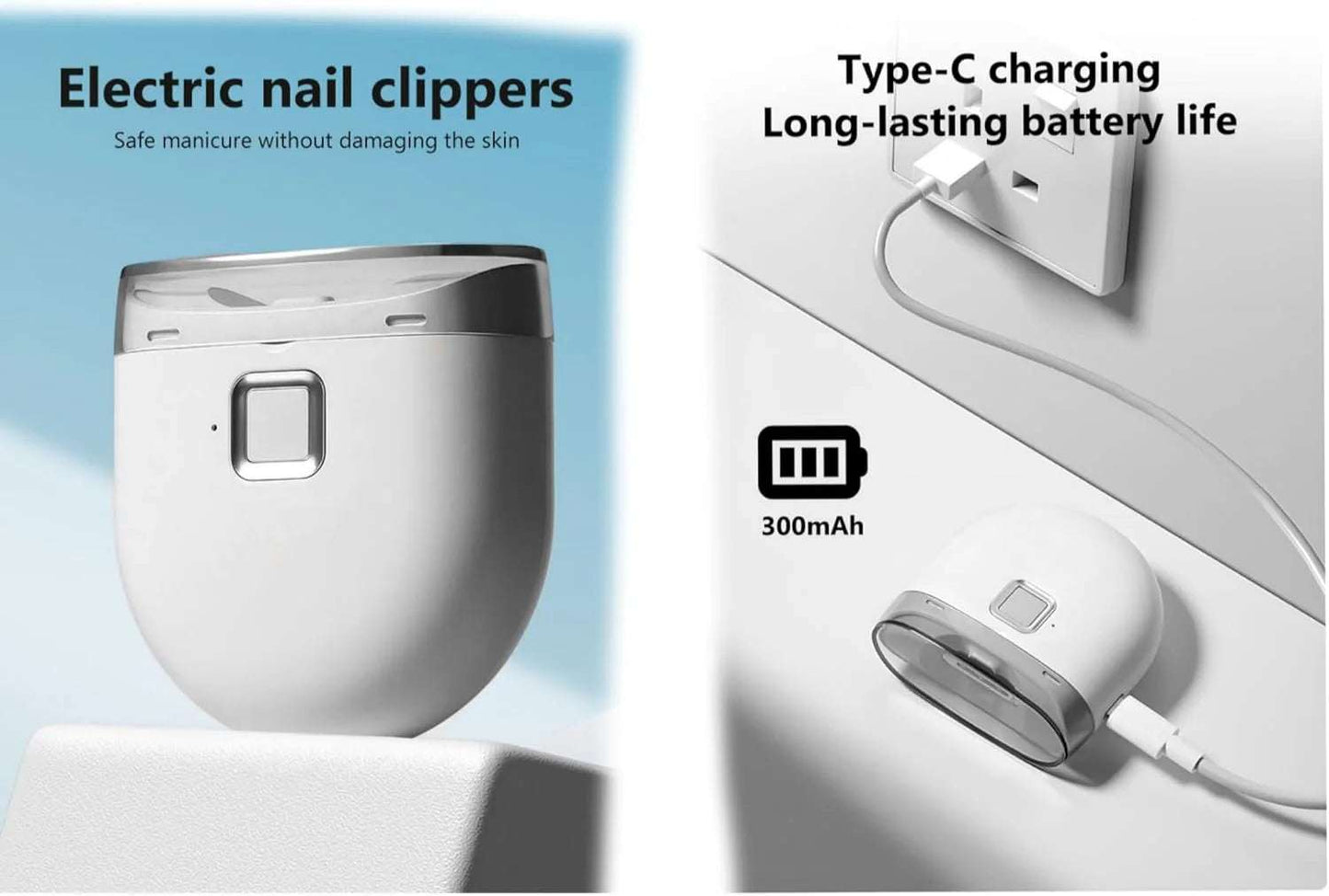 Make nail care safer, easier, and more convenient with this safety electric nail clipper, designed במיוחד for smooth and effortless trimming of thick nails. This aut