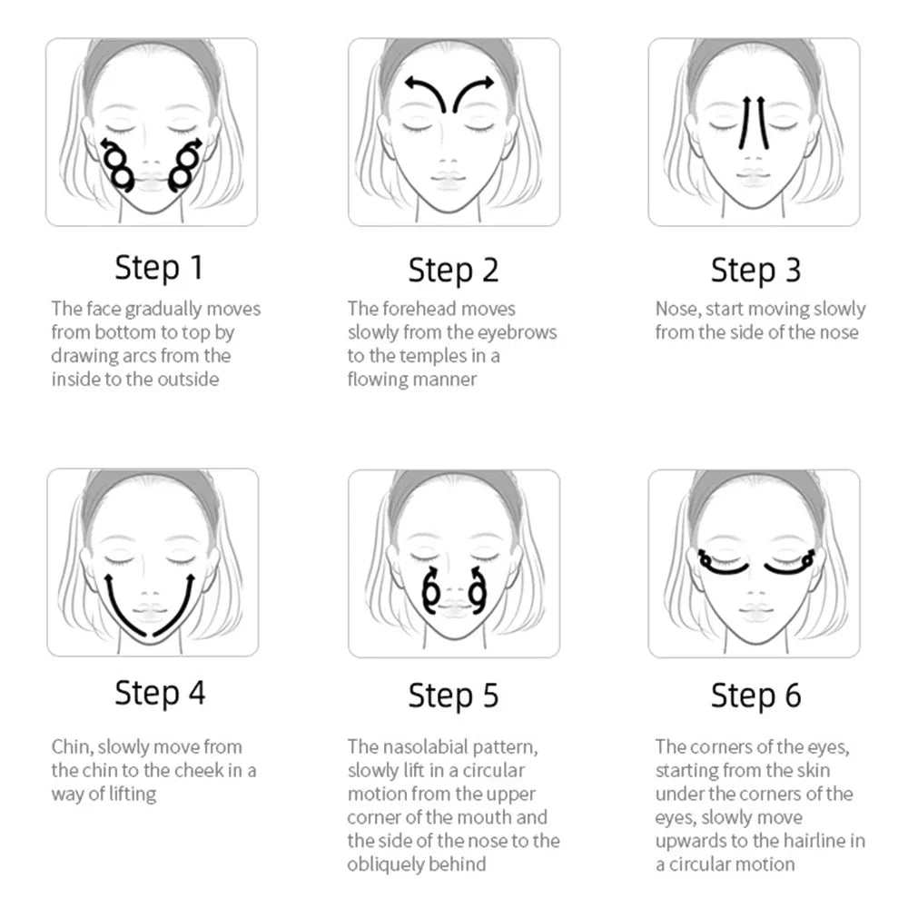 Enhance your skincare routine with this advanced facial massager featuring magnetic inductive technology, designed to deliver visible skin benefits with regular use.