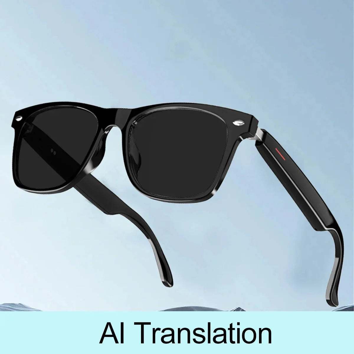 2025 New Smart Glasses – Ai Translation bluetooth Smart Sunglasses
Features:

Real-Time Translation Support For Over 100 Languages – Perfect For Travel Business And 