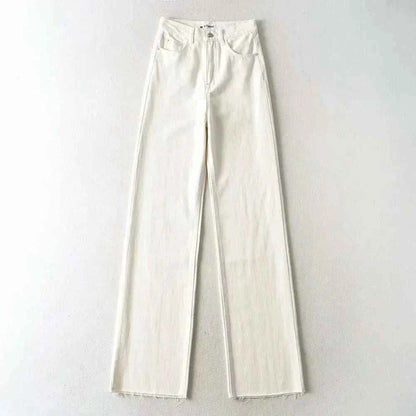 XS-L Casual Women Denim Jeans - Fashion Straight Leg Bottoms fastdrop shop