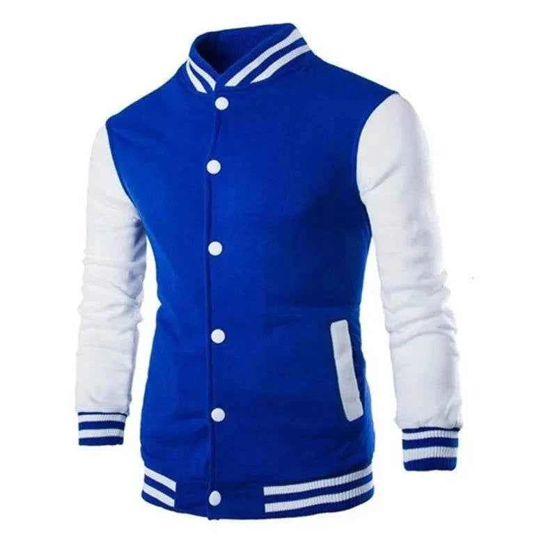 Wine Red Baseball Jacket Men - Fashionable Hoodies for Men fastdrop shop