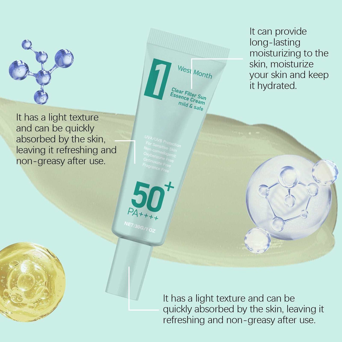 Protect your skin with advanced daily defense using our Anti Sun Cream SPF 50. Specially formulated to shield against harmful UVA and UVB rays, this lightweight suns