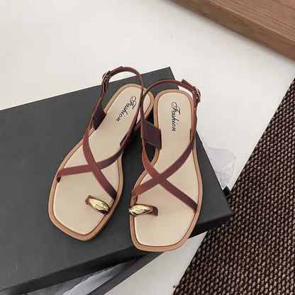New Roman Sandals Women's Summer - Fastdrop shop
