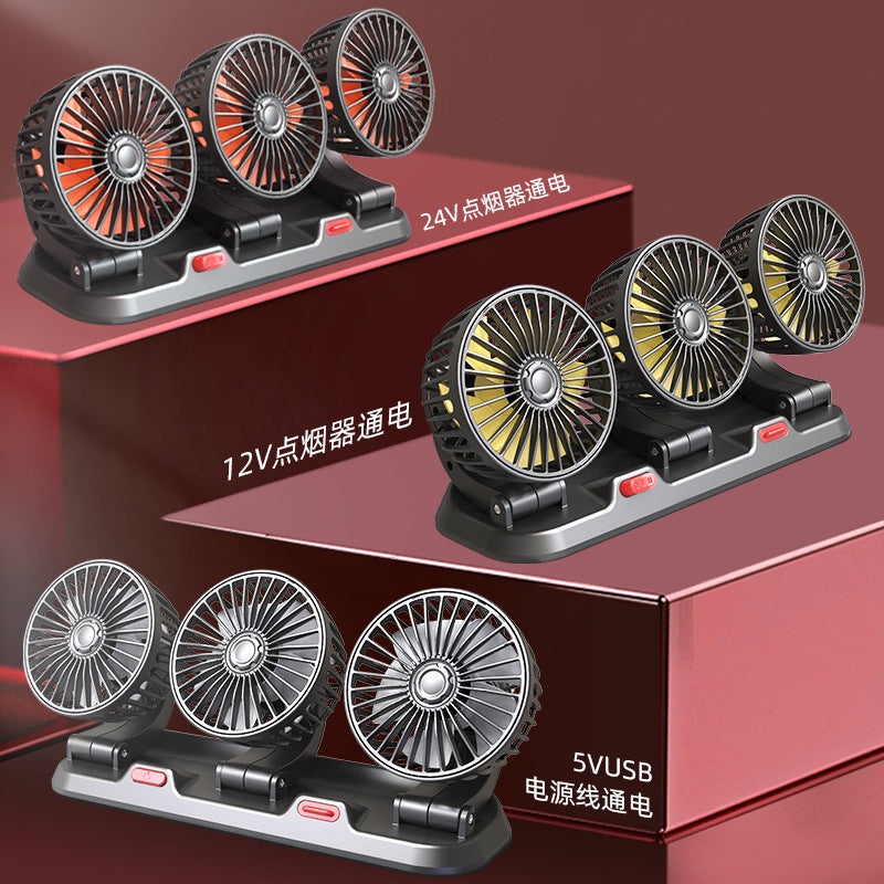 Car Fan 24V Large Truck 12V Car