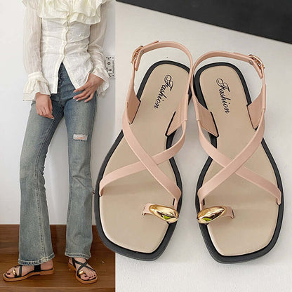 New Roman Sandals Women's Summer - Fastdrop shop
