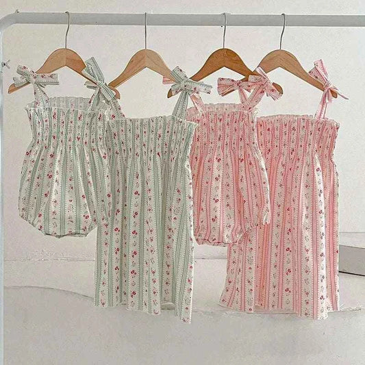 Fastdrop Shop Princess Sleeveless Cotton Printing Dress for Girls fastdrop shop
