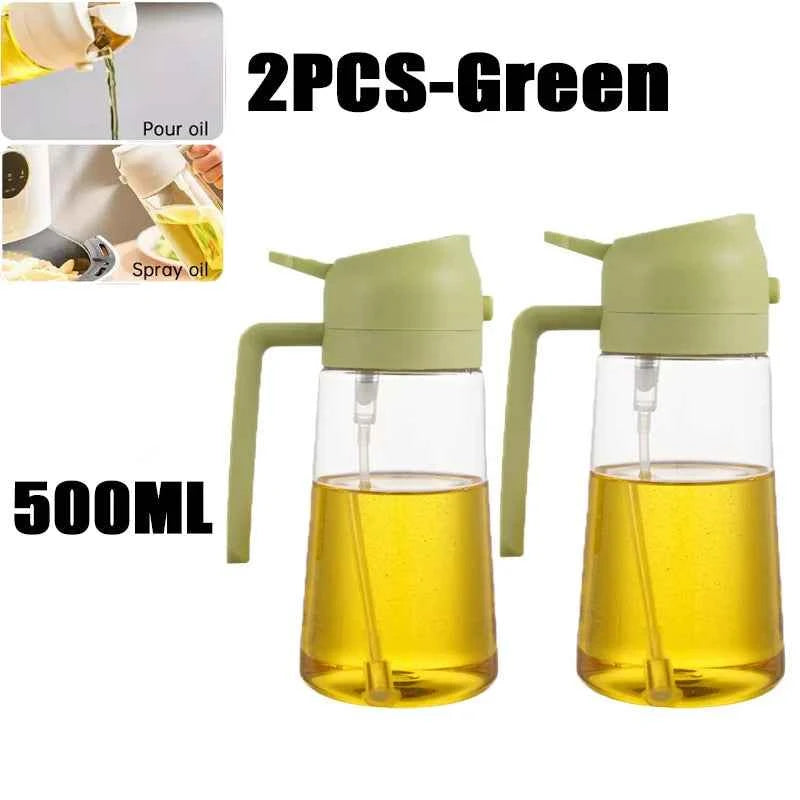 2in1 500ml Plastic kitchen oil sprayer