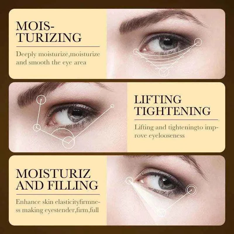 24k Gold Hyaluronic Acid Eye Cream Anti Dark Circles Eye