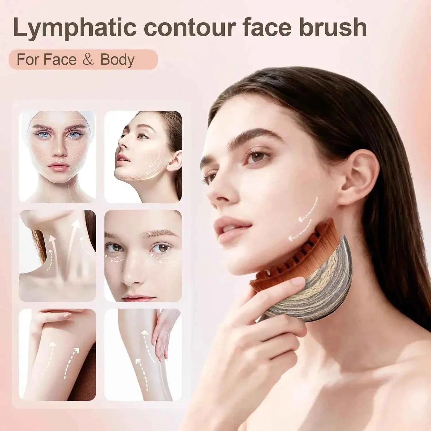 New Lymphatic Contour Face Brush, Lymphatic