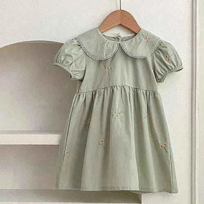 Fastdrop Shop Princess Sleeveless Cotton Printing Dress for Girls fastdrop shop