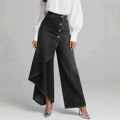 Spring Summer Fashion Long Pants New Style Long Hem Solid