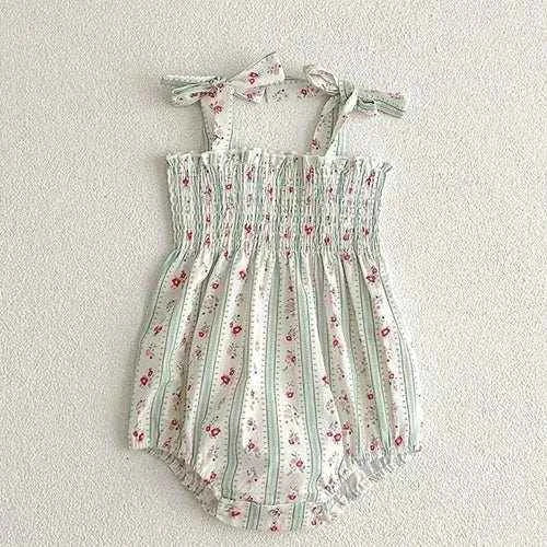 2024 New Summer Girls Princess Dress Sleeveless Cotton Printing