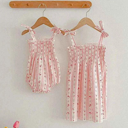 Fastdrop Shop Princess Sleeveless Cotton Printing Dress for Girls fastdrop shop