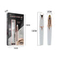 Electric Eyebrow Trimmer Rechargeable Beauty fastdrop shop WHITE