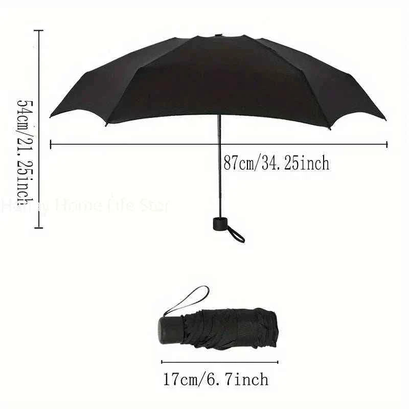 Small Folding Umbrella for Women and Men - Perfect Rain Gift fastdrop shop