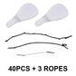 40-240Pcs/Set Invisible Facial Liftting Stickers