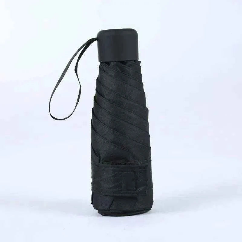 Small Folding Umbrella Rain Women Gift Men