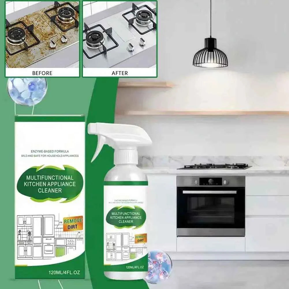 Powerful Enzyme Kitchen Degreaser Spray,