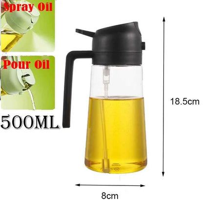 2in1 500ml Plastic kitchen oil sprayer