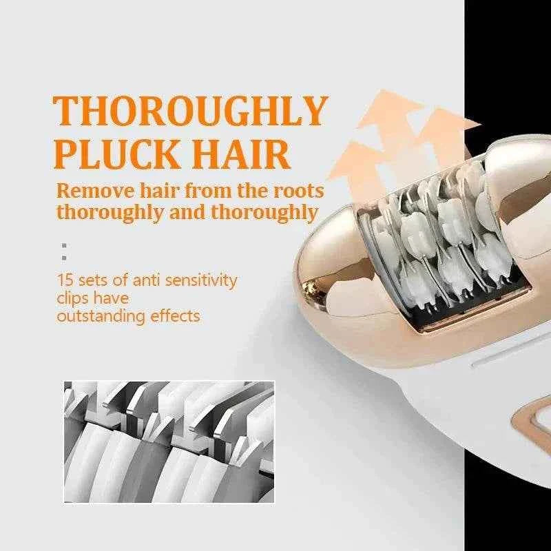 Kemei KM-7102 Electric Hair Removal Device Women