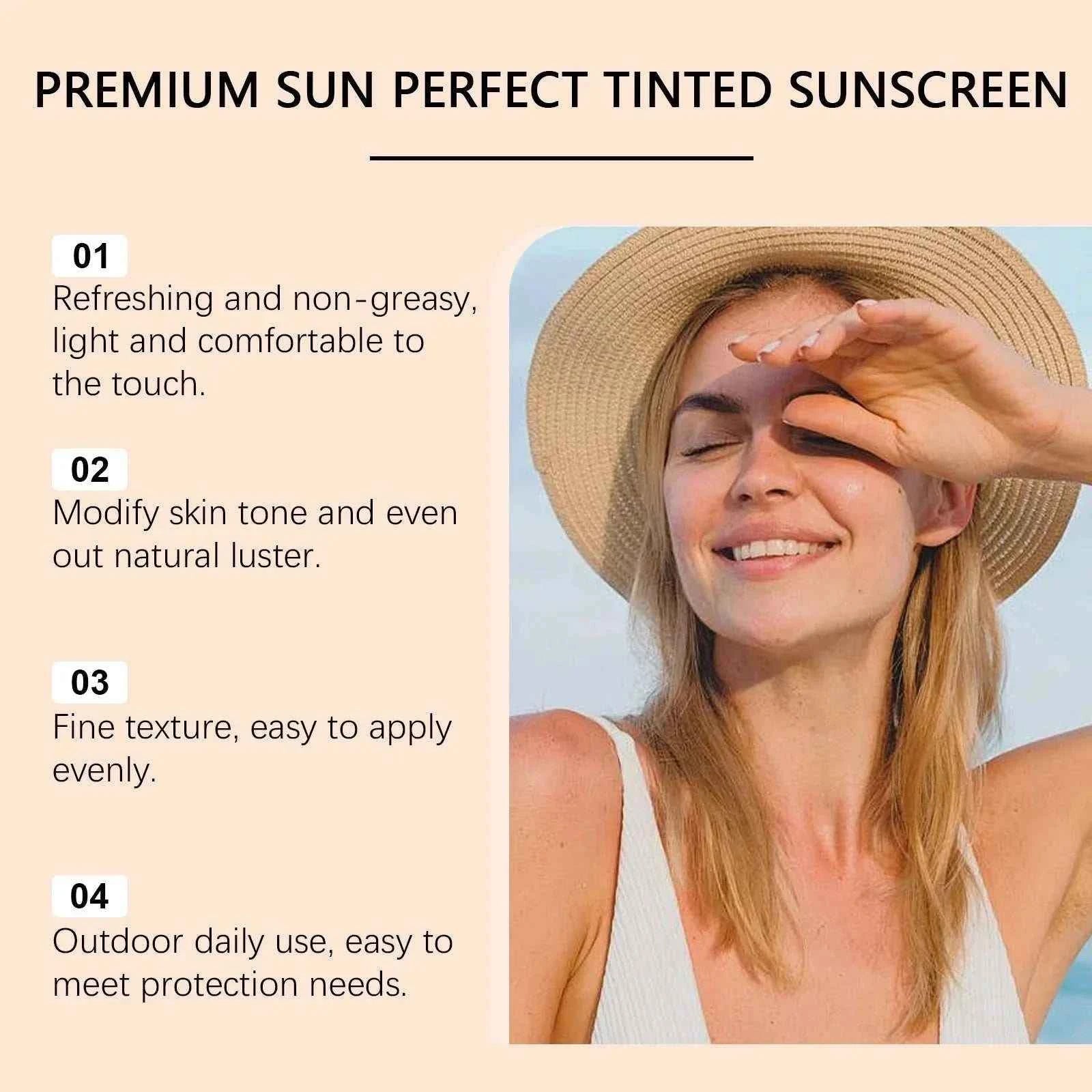 Sunscreen For Face Whole Body SPF 50+ UV Resistant Skin Protection