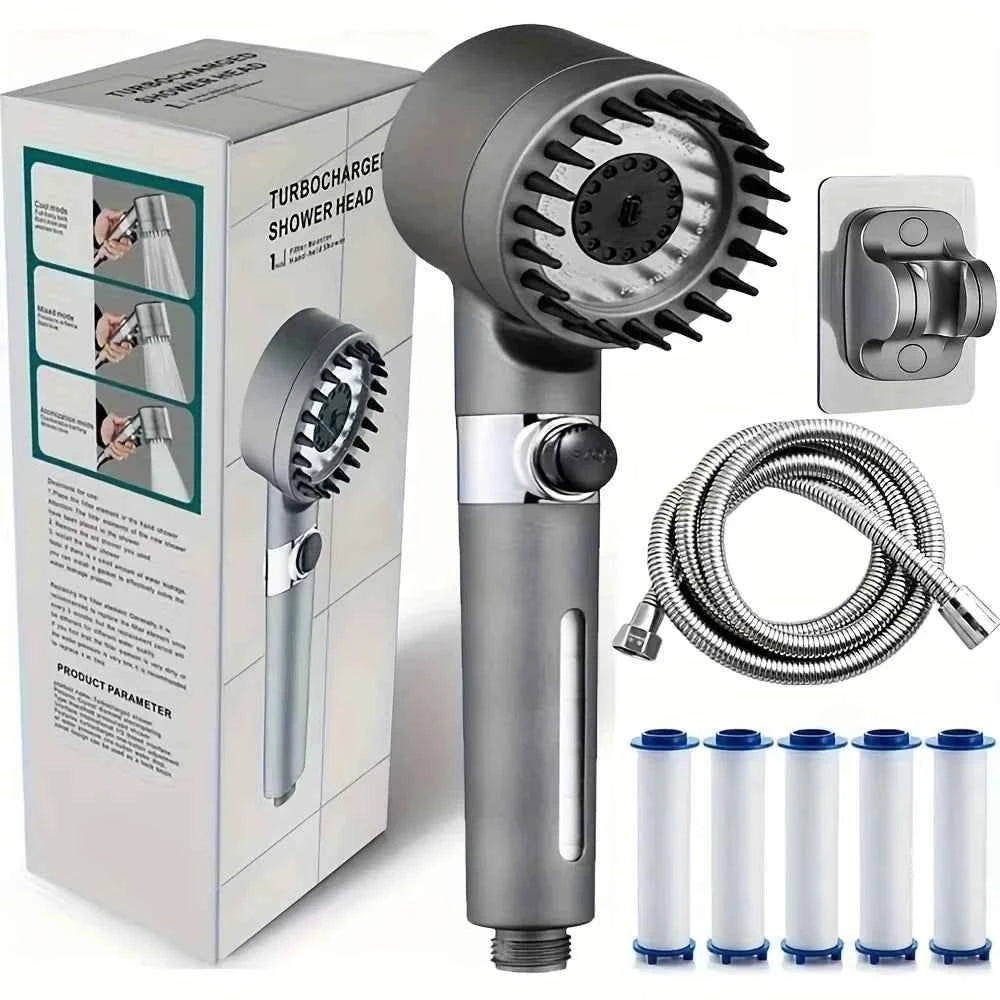 2025 new ion drop shower head with handheld