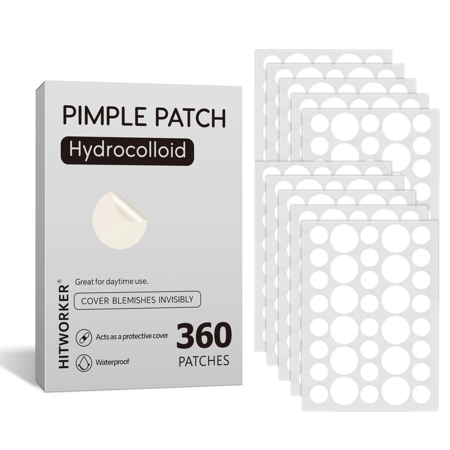 Invisible Acne Patches Set – 360 Hydrocolloid Spots