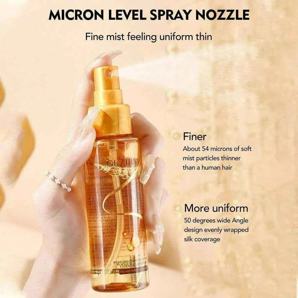 Deep nourishing hair care essential oil spray