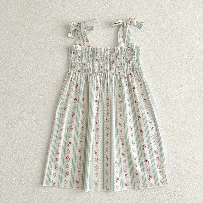 Fastdrop Shop Princess Sleeveless Cotton Printing Dress for Girls fastdrop shop