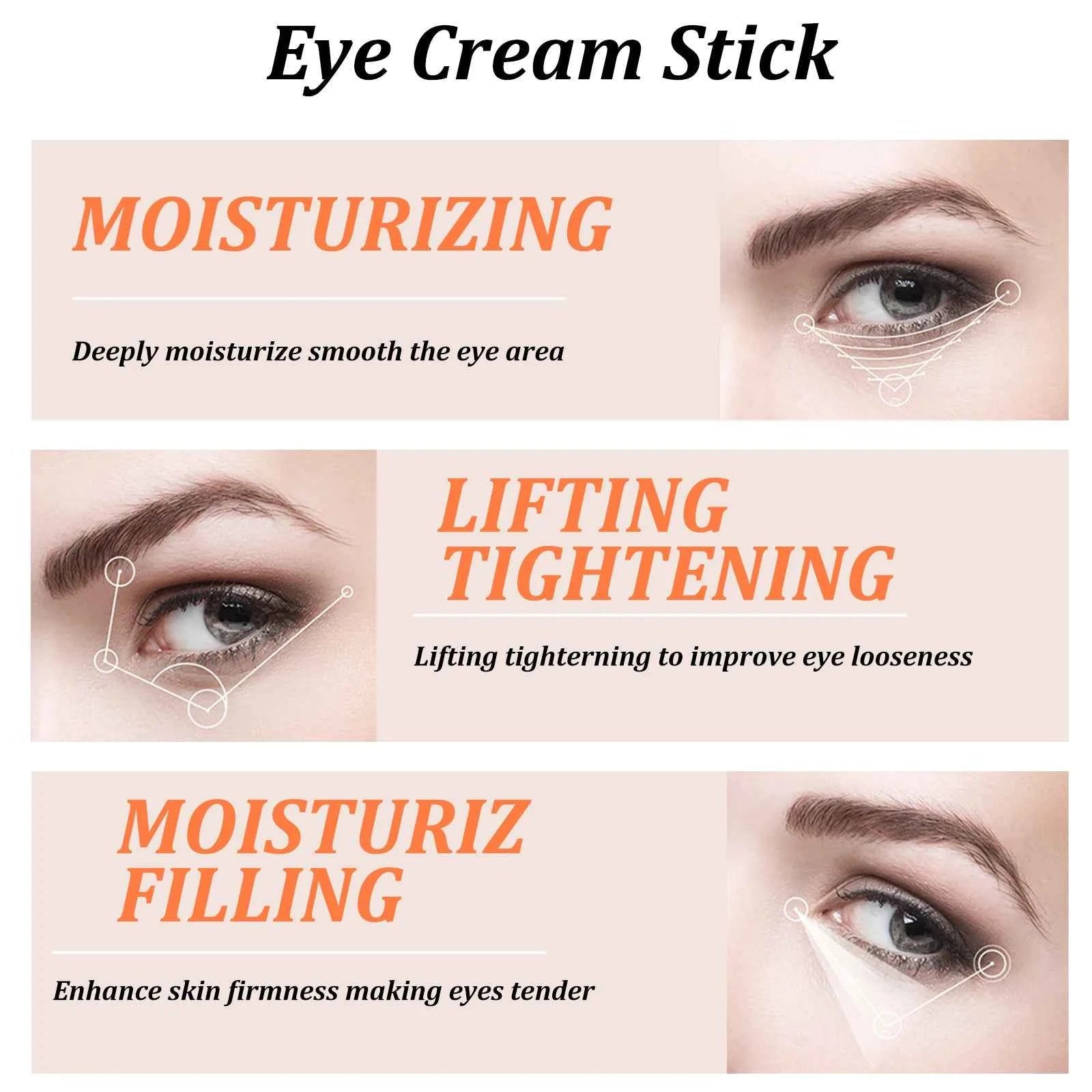 Snail Peptide Eye Cream Stick – Dark Circles & Puffiness