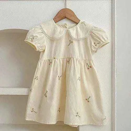 2024 New Summer Girls Princess Dress Sleeveless Cotton Printing