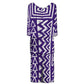 New Style Polynesian Women Long Dress Puletasi Samoan Custom