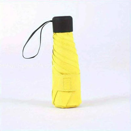 Small Folding Umbrella Rain Women Gift Men