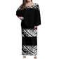 New Style Polynesian Women Long Dress Puletasi Samoan Custom