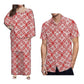 New Style Polynesian Women Long Dress Puletasi Samoan Custom