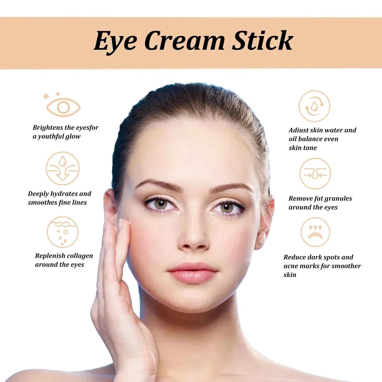 Snail Peptide Eye Cream Stick – Dark Circles & Puffiness