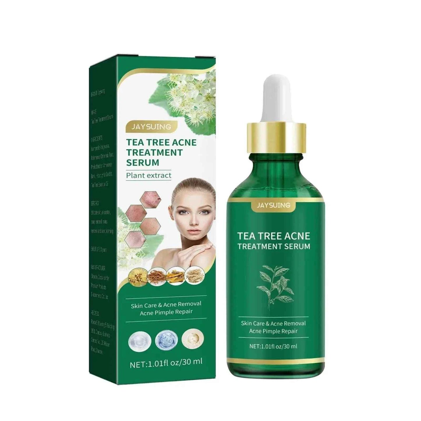 Tea Tree Oil Acne essence Attenuates Acne Print Facial fastdrop shop 1 PCS