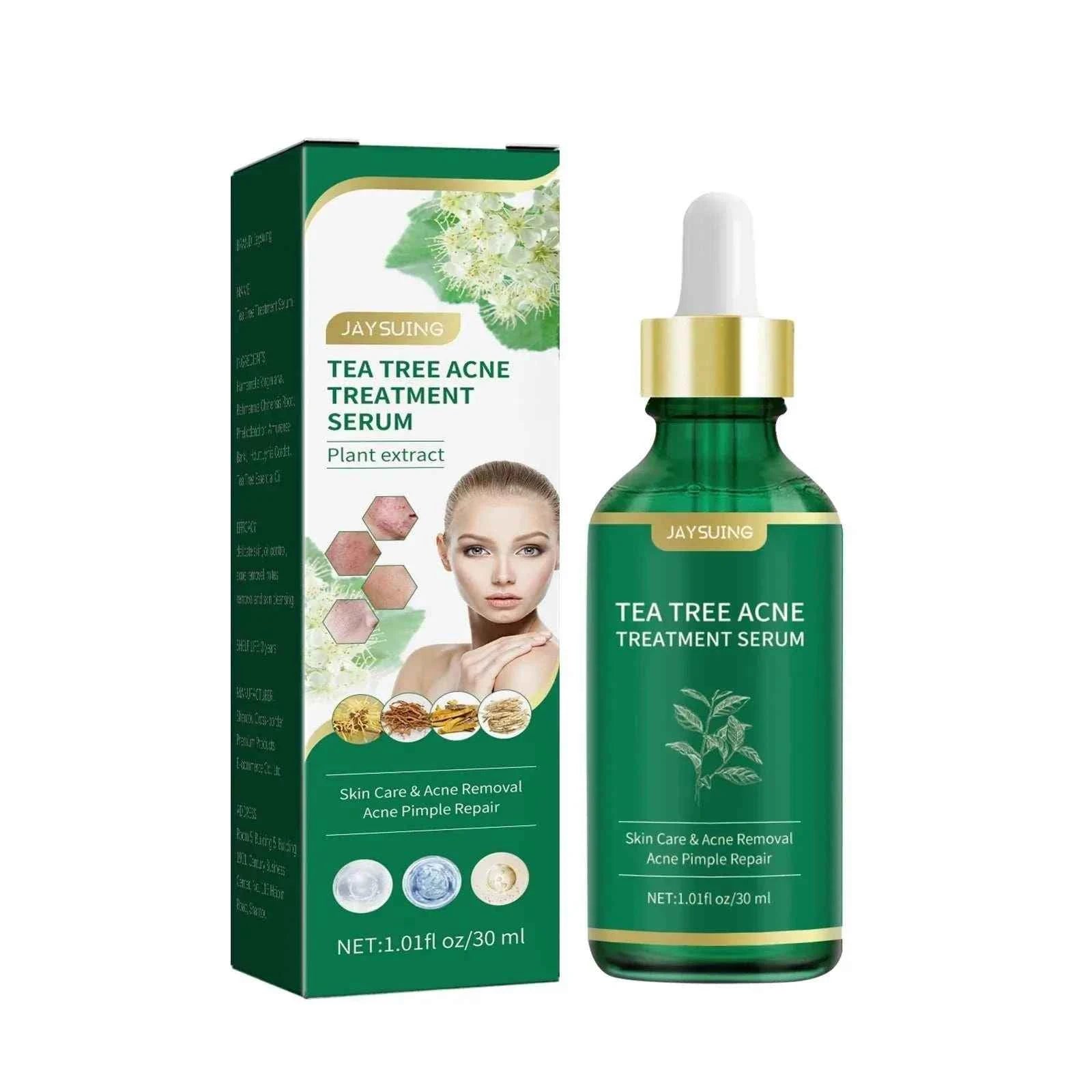 Tea Tree Oil Acne essence Attenuates Acne Print Facial fastdrop shop 1 PCS