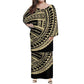 New Style Polynesian Women's Long Dress Puletasi - Samoan Custom Design for Elegant Occasions fastdrop shop