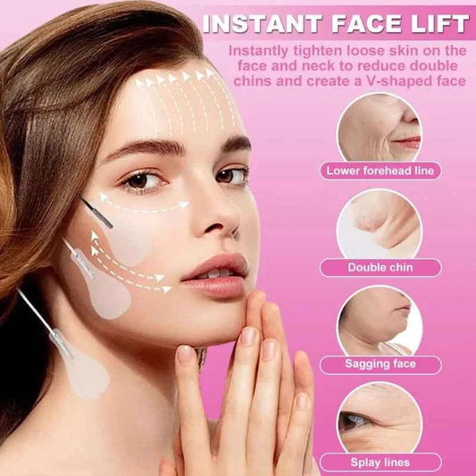 40-240Pcs/Set Invisible Facial Liftting Stickers