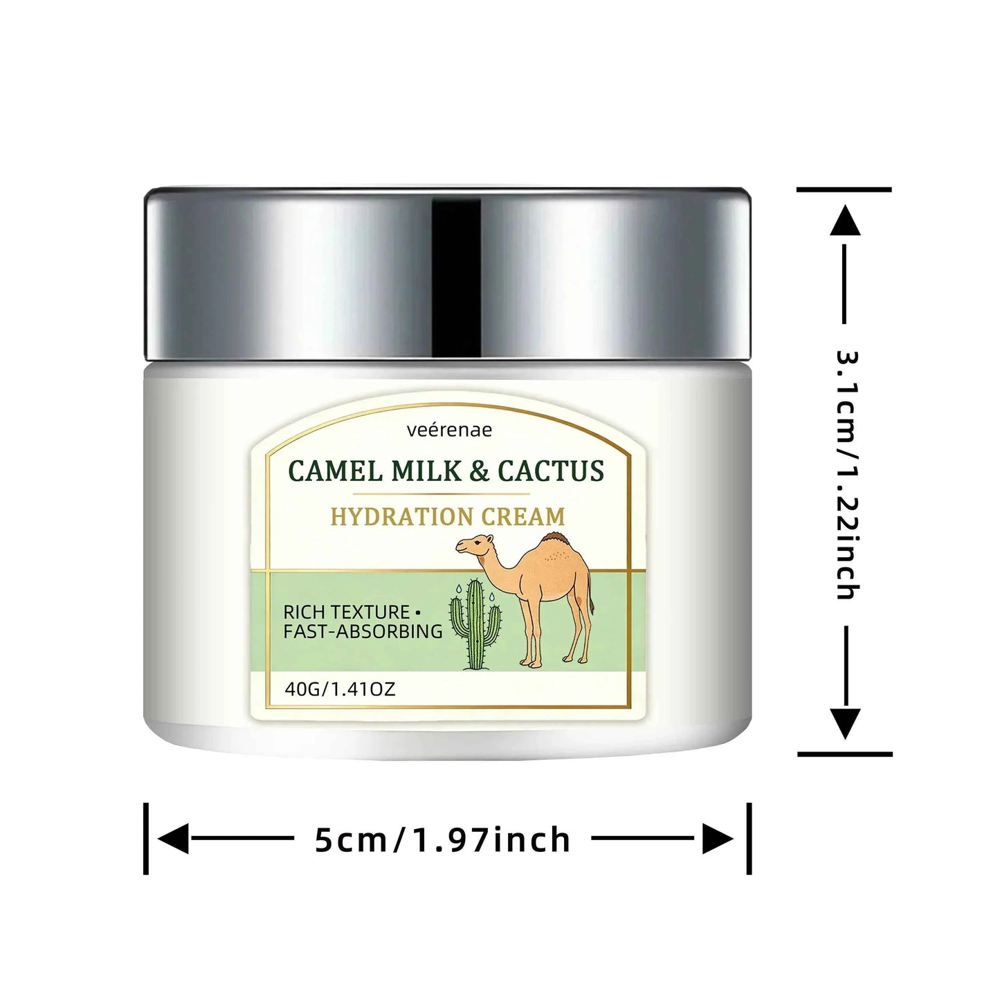 CAMEL MILK CACTUS HYDRATION CREAM – Gentle Hydration Nourishing Face