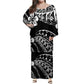 New Style Polynesian Women Long Dress Puletasi Samoan Custom