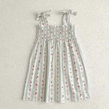 Fastdrop Shop Princess Sleeveless Cotton Printing Dress for Girls fastdrop shop