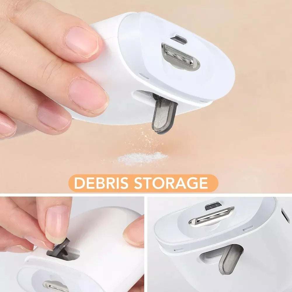 Make nail care safer, easier, and more convenient with this safety electric nail clipper, designed במיוחד for smooth and effortless trimming of thick nails. This aut